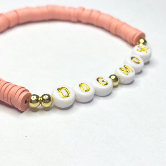 Dog Mom Bracelet – 7" Stretch Beaded Bracelet 🐾 (3 Styles Available)